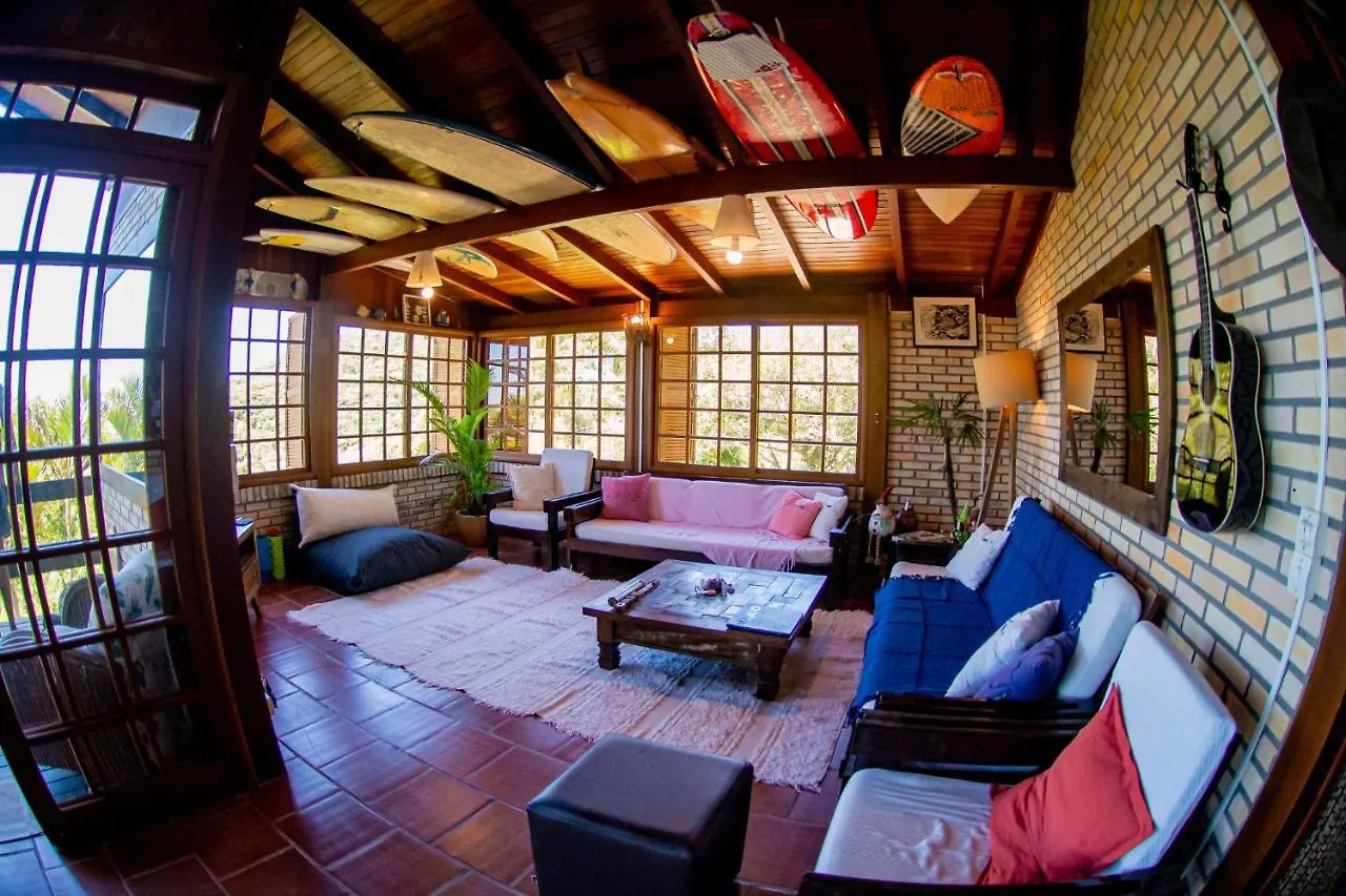 Bed and Breakfast Casa Rosa Sul Barra de Ibiraquera Nocleg ze śniadaniem